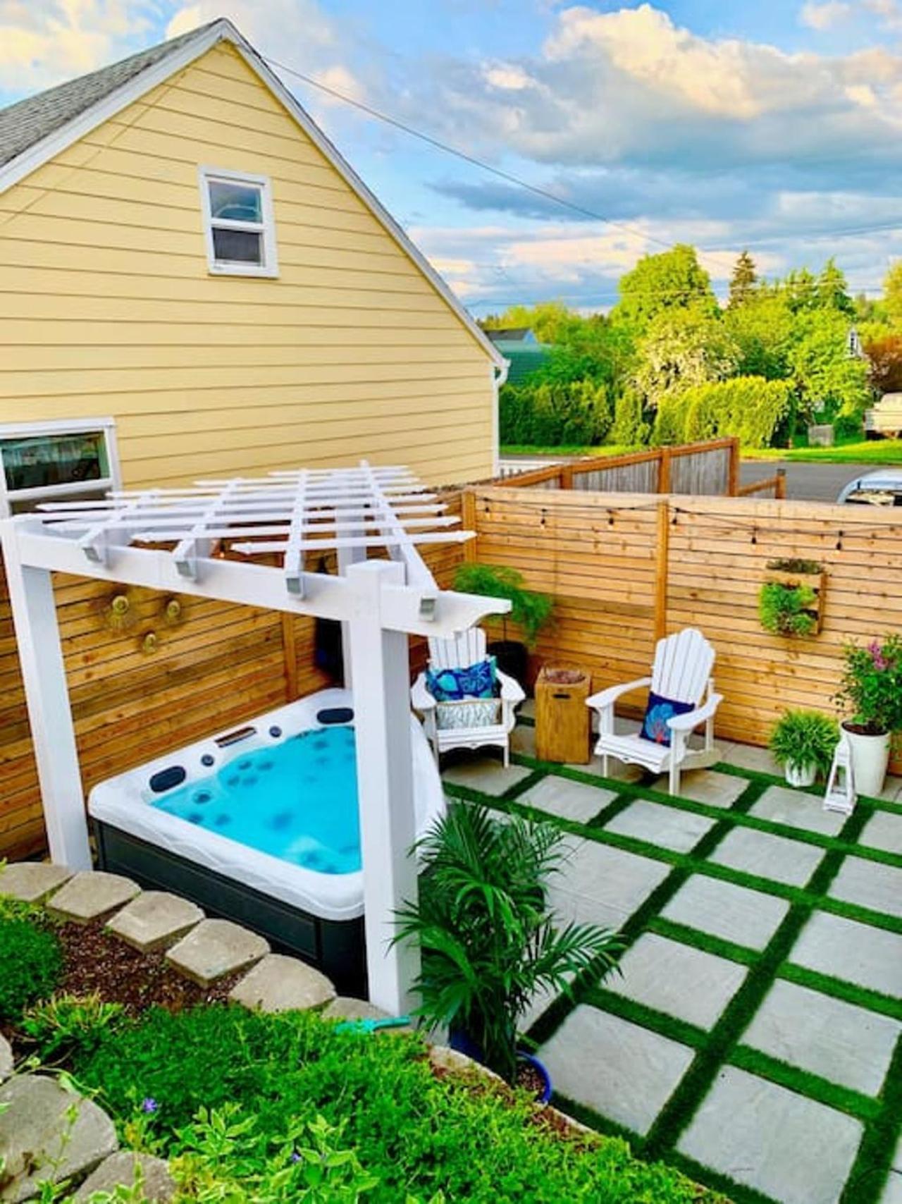 Private New Garden Apartment W Hot Tub Camas Zewnętrze zdjęcie